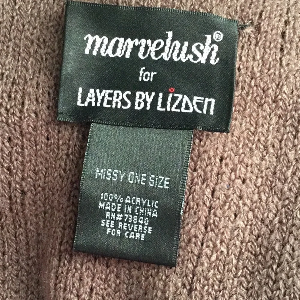 Marvelush taupe sweater/wrap